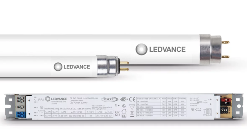 85cm Ledvance T5 G5 LED Röhre EXTERNAL HE21 849 mm 10,5W 830 3000K Warmweiß dimmbar GLAS